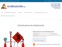 Tablet Screenshot of absenalizacion.com